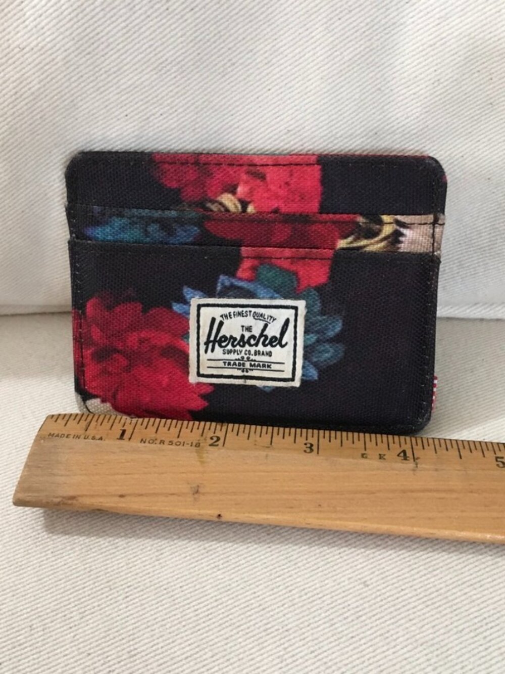 Herschel Credit Card Wallet Floral